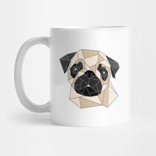 Pug Stained Glass Mug